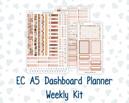 Kit 0296 - A5 - EC Dashboard Planner - September - Coffee Break