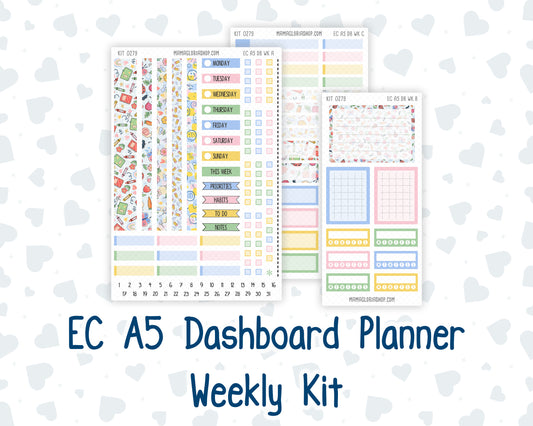 Kit 0279 - A5 - EC Dashboard Planner - August - Not Ready For School