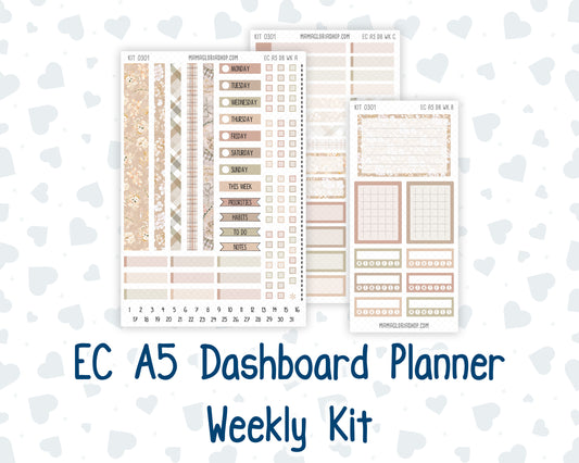 Kit 0301 - A5 - EC Dashboard Planner - November - Sunday Comfort