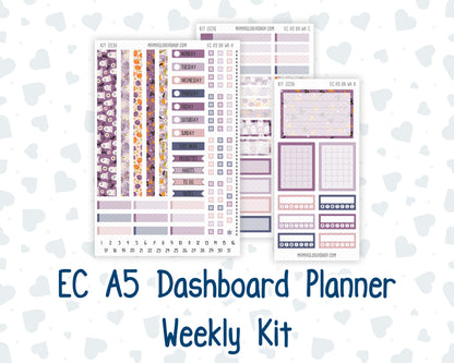 Kit 0236 - A5 - EC Dashboard Planner - October - Sweet & Spooky