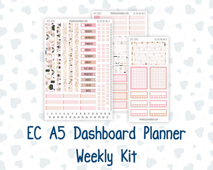 Kit 0297 - A5 - EC Dashboard Planner - October - Pink Spell