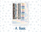 Kit 0248 - A5 - EC Dashboard Planner - January - Midnight Countdown