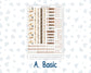Kit 0303 - A5 - EC Dashboard Planner - November - Into The Woods