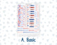 Kit 0273 - A5 - EC Dashboard Planner - July - Americana In Bloom