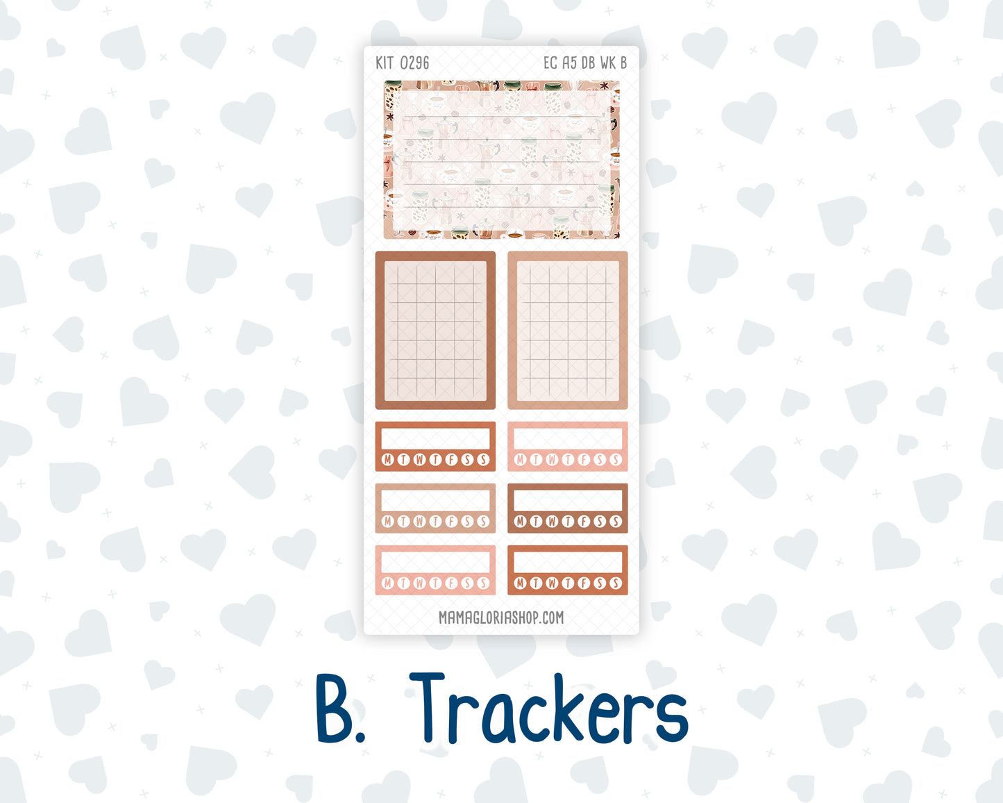 Kit 0296 - A5 - EC Dashboard Planner - September - Coffee Break