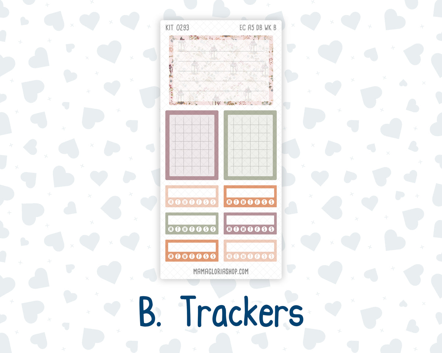 Kit 0293 - A5 - EC Dashboard Planner - September - Fleur de Provence