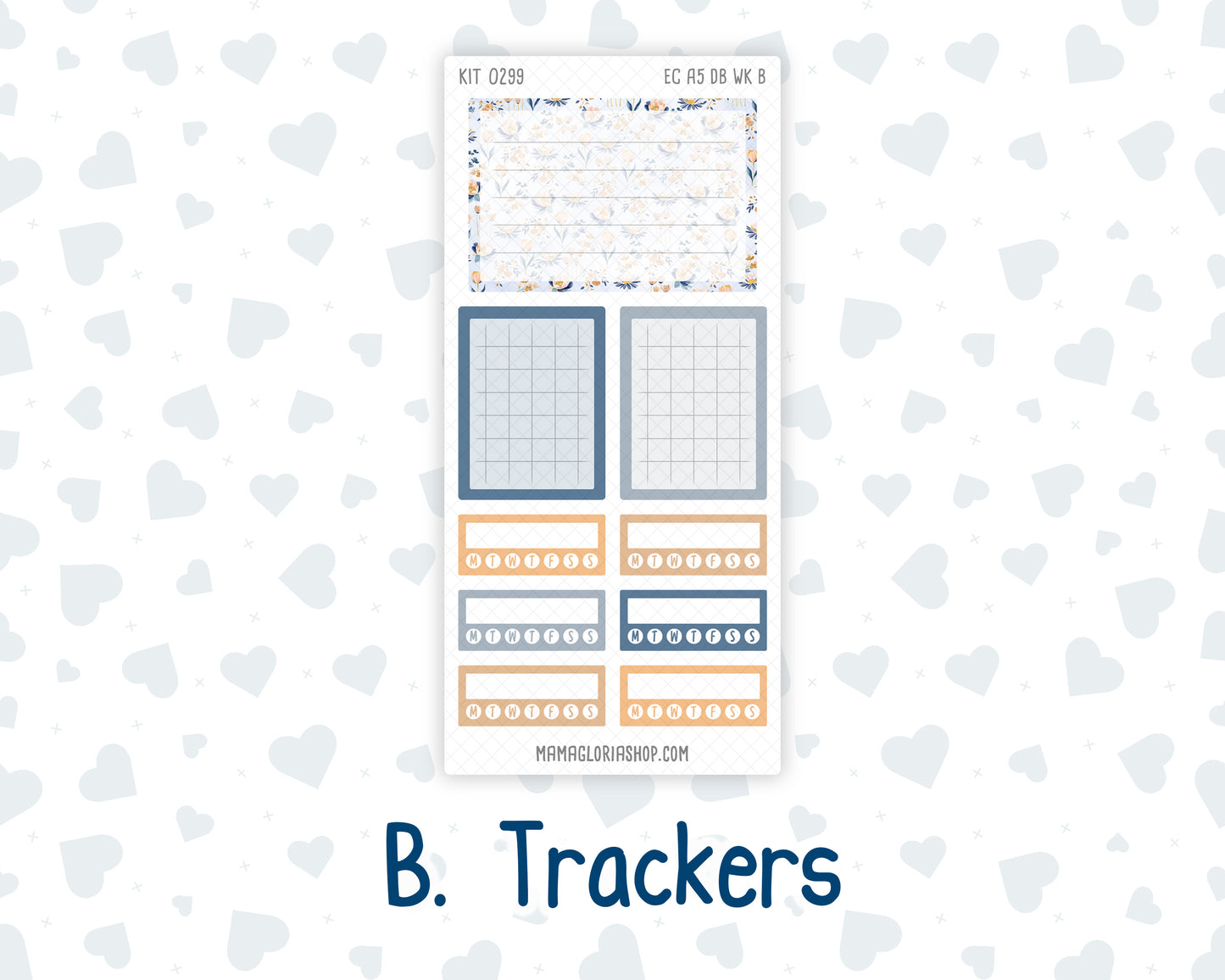 Kit 0299 - A5 - EC Dashboard Planner - October - Book Nook