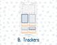 Kit 0299 - A5 - EC Dashboard Planner - October - Book Nook