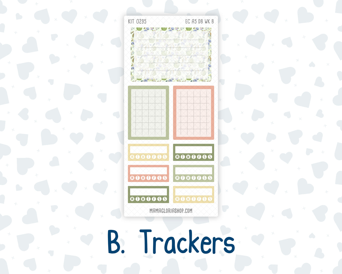 Kit 0295 - A5 - EC Dashboard Planner - September - Apple Harvest