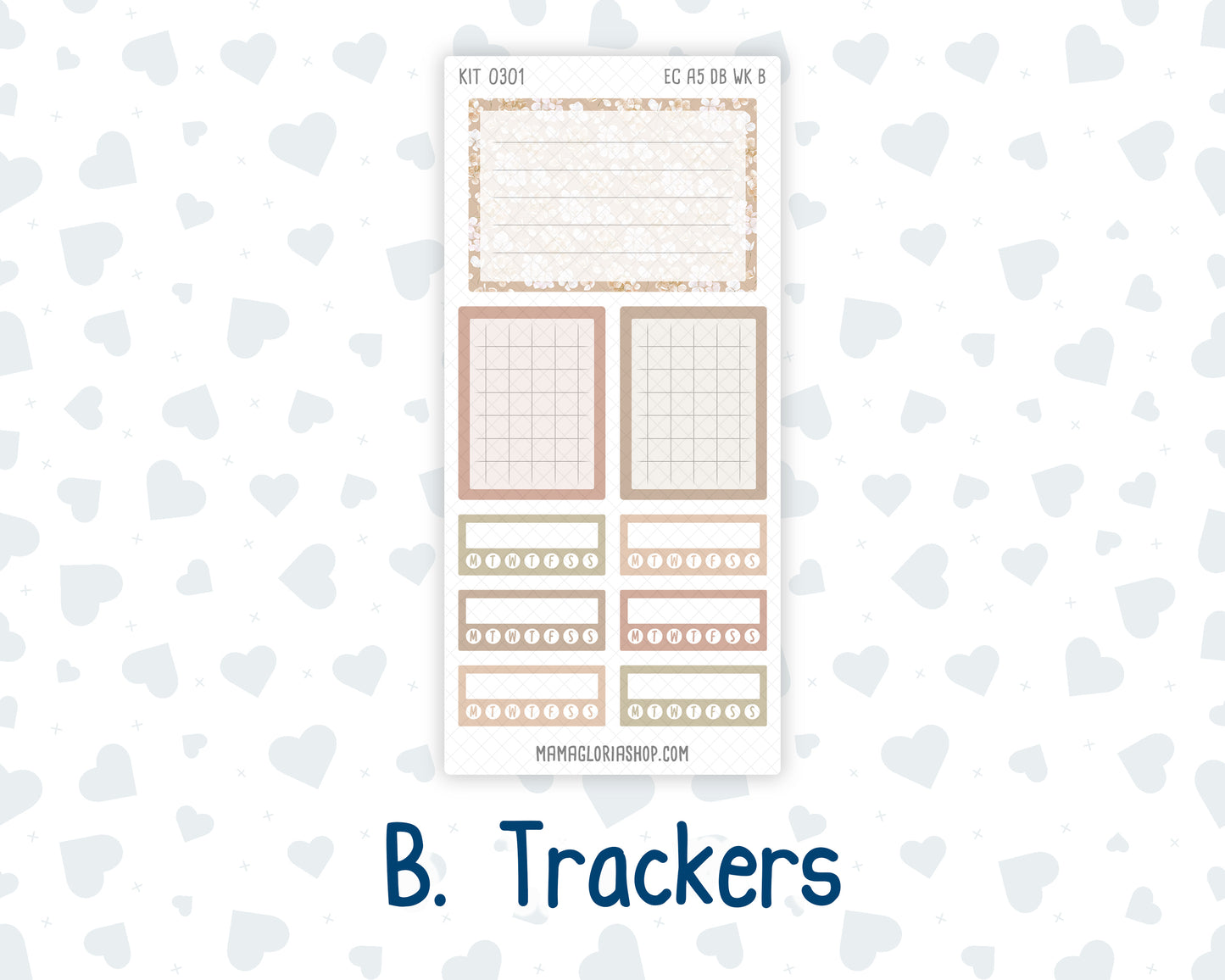 Kit 0301 - A5 - EC Dashboard Planner - November - Sunday Comfort