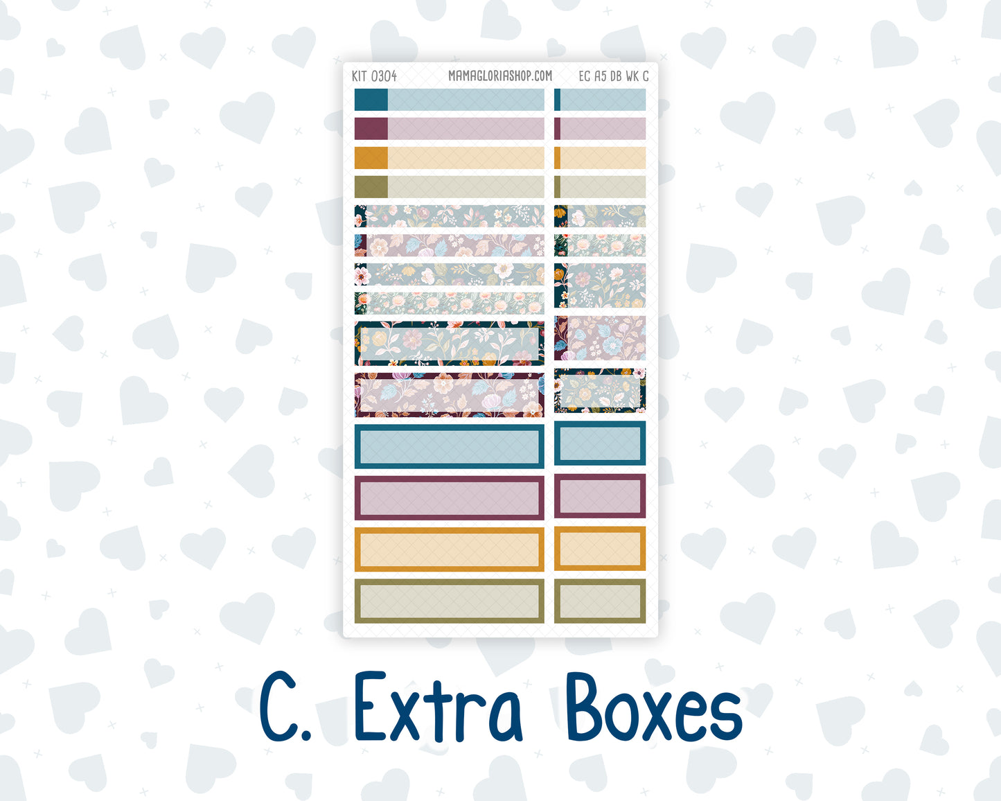 Kit 0304 - A5 - EC Dashboard Planner - November - Autumn In Bloom