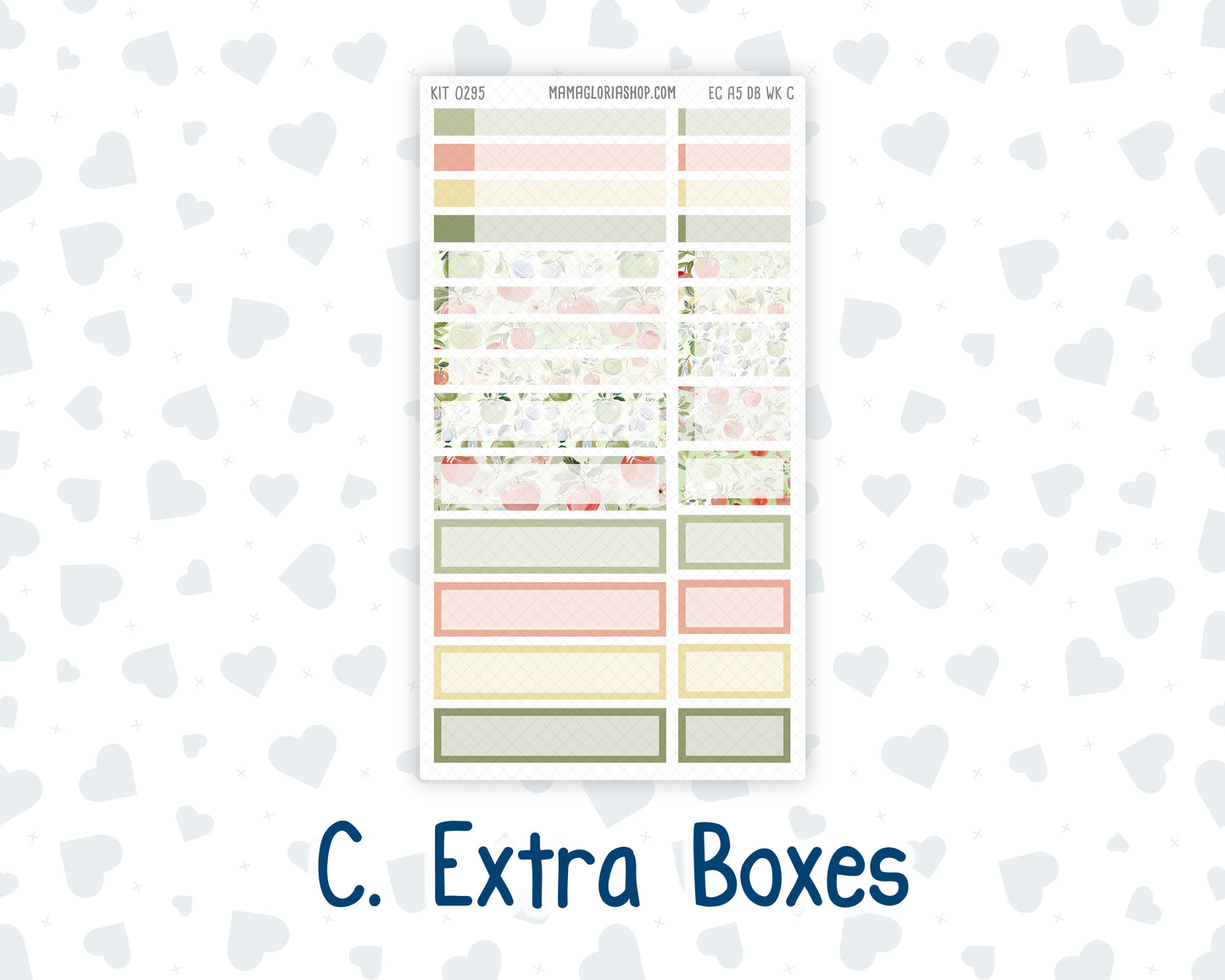 Kit 0295 - A5 - EC Dashboard Planner - September - Apple Harvest