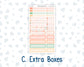 Kit 0278 - A5 - EC Dashboard Planner - August - Oops, All Peaches