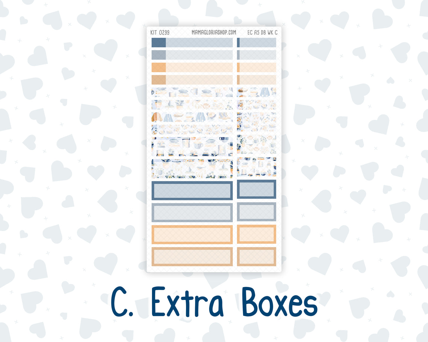 Kit 0299 - A5 - EC Dashboard Planner - October - Book Nook