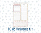 Kit 0293 - A5 - EC Notes Pages - Dashboard Kit | Productivity Page - September - Fleur de Provence