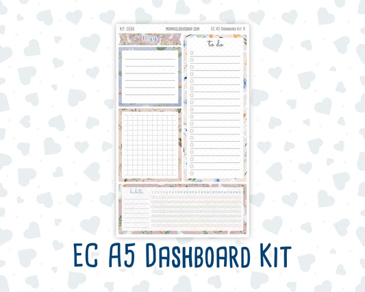 Kit 0266 - A5 - EC Notes Pages - Dashboard Kit | Productivity Page - May - Froggy Lake Picnic