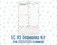 Kit 0193 - A5 - EC Notes Pages - November - Harvest Blooms - Dashboard Kit | Productivity Page