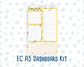 Kit 0277 - A5 - EC Notes Pages - Dashboard Kit | Productivity Page - August - Sunflower Drama Club
