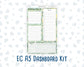 Kit 0264 - A5 - EC Notes Pages - Dashboard Kit | Productivity Page - May - Spring Walk