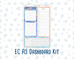 Kit 0268 - A5 - EC Notes Pages - Dashboard Kit | Productivity Page - June - Sea Sweeties