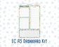 Kit 0267 - A5 - EC Notes Pages - Dashboard Kit | Productivity Page - May - Flowers For Mama