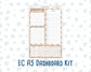 Kit 0237 - A5 - EC Notes Pages - October -Forest Falk - Dashboard Kit | Productivity Page