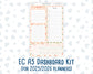 Kit 0228- A5 - EC Notes Pages - August - Just Peachy - Dashboard Kit | Productivity Page