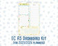 Kit 0227 - A5 - EC Notes Pages - July - Lemon Grove - Dashboard Kit | Productivity Page