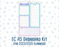 Kit 0230- A5 - EC Notes Pages - August - School Daze - Dashboard Kit | Productivity Page