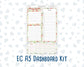 Kit 0295 - A5 - EC Notes Pages - Dashboard Kit | Productivity Page - September - Apple Harvest