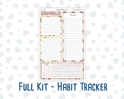 Kit 0307 - A5 - EC Notes Pages - Dashboard Kit | Productivity Page - December - Velvet Hearth
