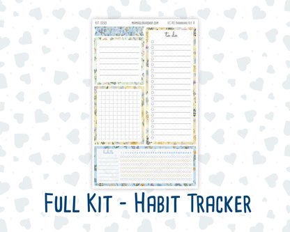 Kit 0265 - A5 - EC Notes Pages - Dashboard Kit | Productivity Page - May - Honeybee Sky