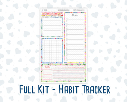 Kit 0306 - A5 - EC Notes Pages - Dashboard Kit | Productivity Page - December - Jolly Mischief