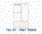 Kit 0270 - A5 - EC Notes Pages - Dashboard Kit | Productivity Page - June - Beachside Bliss