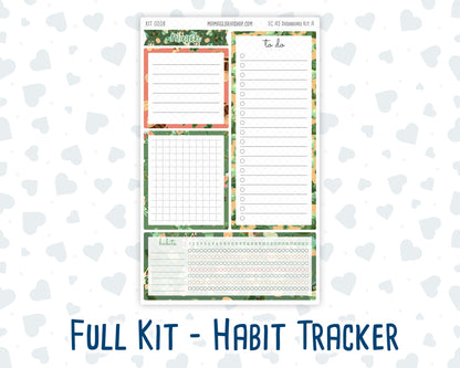 Kit 0208 - A5 - EC Notes Pages - March - Shamrock Lane - Dashboard Kit | Productivity Page