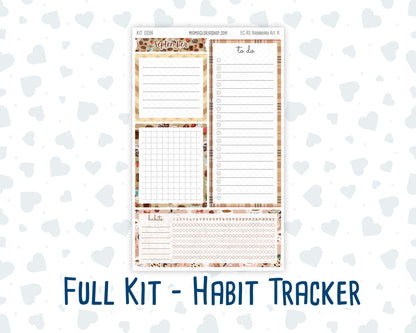 Kit 0296 - A5 - EC Notes Pages - Dashboard Kit | Productivity Page - September - Coffee Break