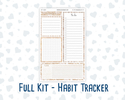Kit 0301 - A5 - EC Notes Pages - Dashboard Kit | Productivity Page - November - Sunday Comfort