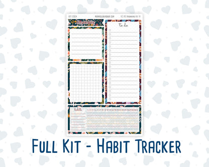 Kit 0304 - A5 - EC Notes Pages - Dashboard Kit | Productivity Page - November - Autumn In Bloom