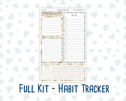 Kit 0300 - A5 - EC Notes Pages - Dashboard Kit | Productivity Page - October - Autumn Stroll
