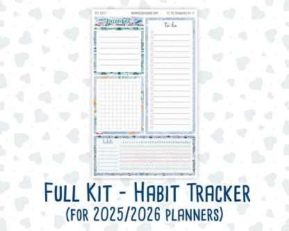 Kit 0247- A5 - EC Notes Pages - December -Snow Day Adventures - Dashboard Kit | Productivity Page