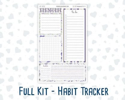 Kit 0213 - A5 - EC Notes Pages - April - Provence - Dashboard Kit | Productivity Page