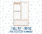 Kit 0237 - A5 - EC Notes Pages - October -Forest Falk - Dashboard Kit | Productivity Page