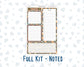 Kit 0302 - A5 - EC Notes Pages - Dashboard Kit | Productivity Page - November - Thankful Season