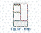 Kit 0304 - A5 - EC Notes Pages - Dashboard Kit | Productivity Page - November - Autumn In Bloom
