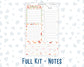Kit 0235 - A5 - EC Notes Pages - September - Apple Orchard - Dashboard Kit | Productivity Page