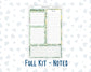Kit 0264 - A5 - EC Notes Pages - Dashboard Kit | Productivity Page - May - Spring Walk