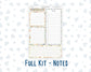 Kit 0300 - A5 - EC Notes Pages - Dashboard Kit | Productivity Page - October - Autumn Stroll