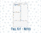 Kit 0299 - A5 - EC Notes Pages - Dashboard Kit | Productivity Page - October - Book Nook