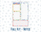 Kit 0220 - A5 - EC Notes Pages - June - June Berries - Dashboard Kit | Productivity Page