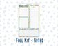 Kit 0267 - A5 - EC Notes Pages - Dashboard Kit | Productivity Page - May - Flowers For Mama